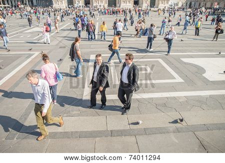 People In Milan