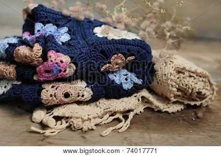 Granny Square Flower Blanket