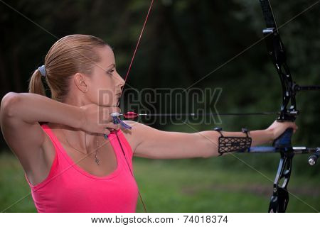 Woman with the bow