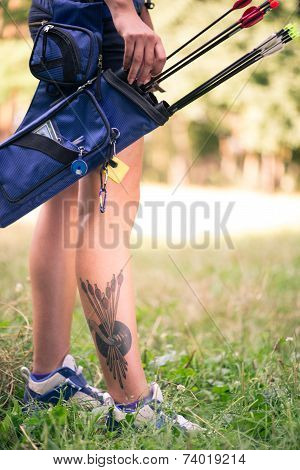 Woman with the bow