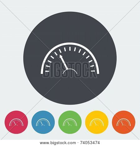 Speedometer icon.