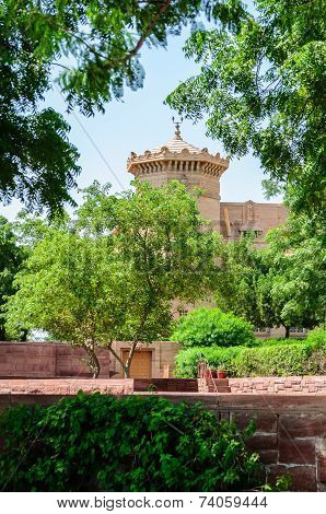 Outside View Of Umaid Bhawan Palace Of Rajasthan