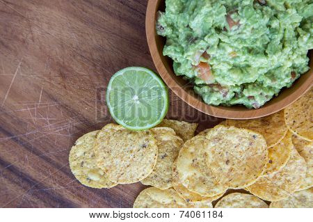Guacamole Corn Chips