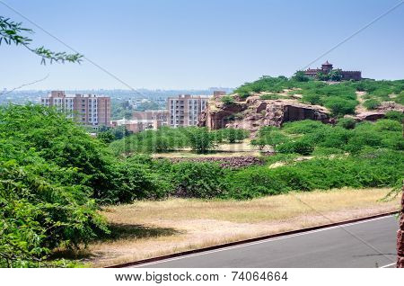 View Of Jodhpur City From Umaid Bhawan