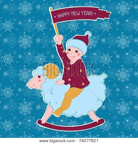 New year card 