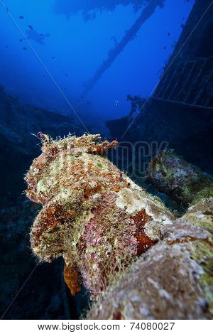 deep wreck scuba diving and exploration