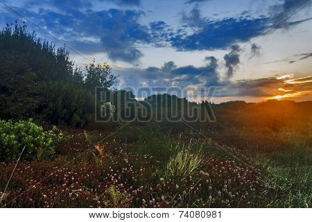 sunrise in France Hendaye
