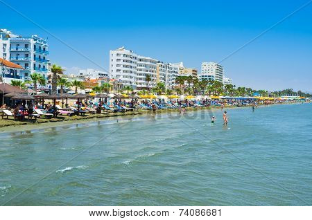 The central beach