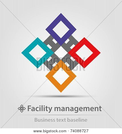 Facility management Business Icon