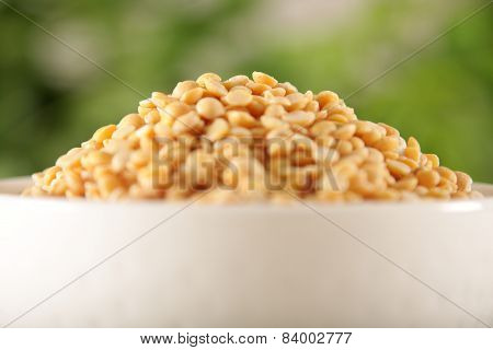 Bowl of lentils.