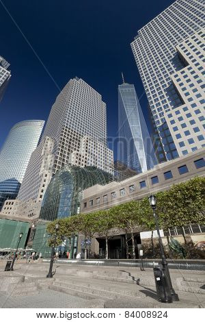 New York, Usa -  Freedom Tower In Lower Manhattan