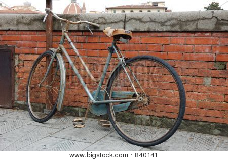 피렌체, 이탈리아에서에서 오래 된 자전거