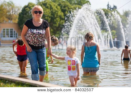 People Standing In Water