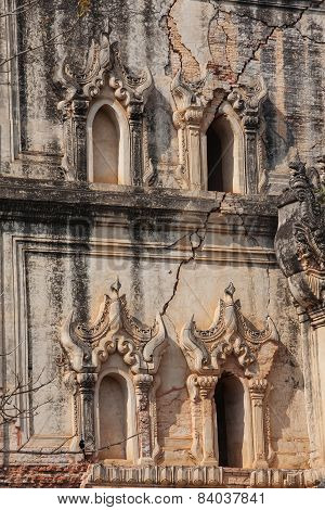Burmese Pagoda  In Inwa, Myanmar