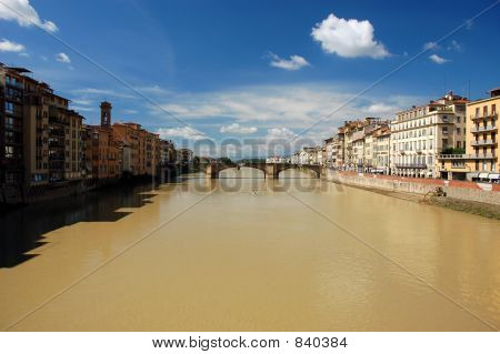 피렌체, 이탈리아의 리버 사이드 보기