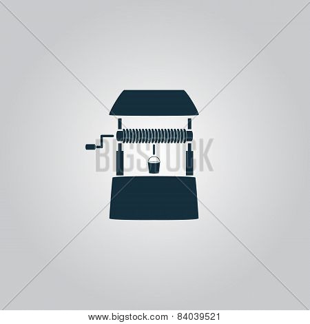 Water Well vector flat