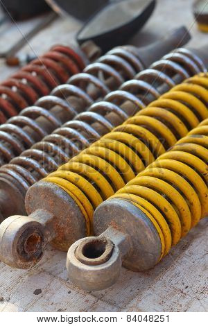 Shock Absorber Car Background Texture