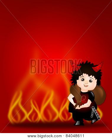 Background With Devil