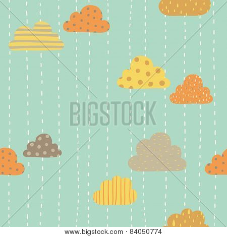 Funny clouds pattern.