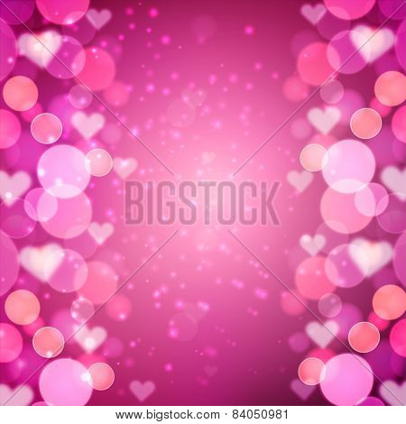 heart bokeh  background