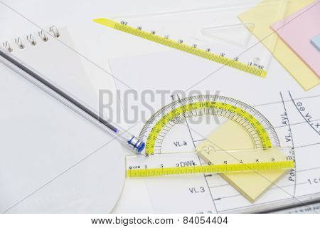 Drawing Tools With Compass And Calculator