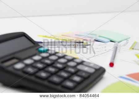 Drawing Tools With Compass And Calculator