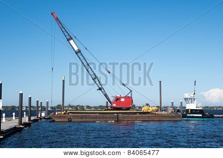 Floating crane