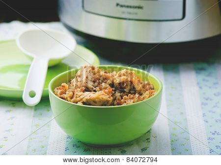 Buckwheat With Vegetables And Chicken