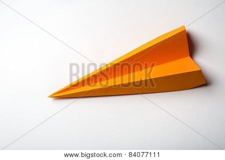 Origami paper airplane