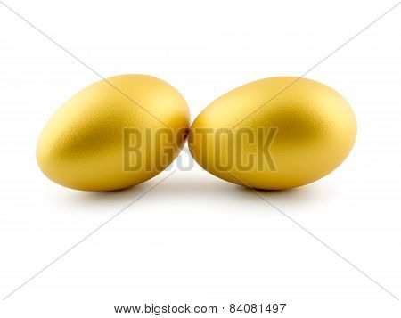 Eggs Isolated On White Background