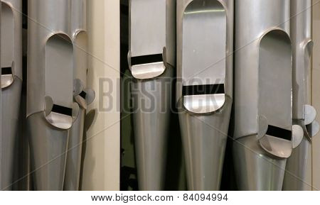 Church organ detail  musical instrument
