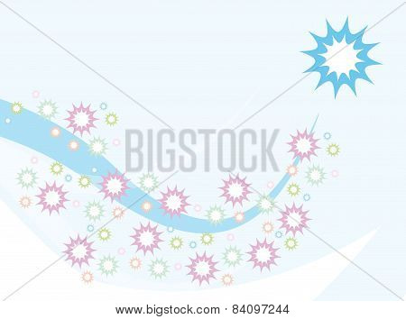 Stars On Wave Kids Background