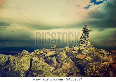 Carpathian mountain landscape