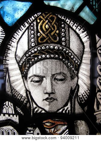 St Chad stained glass window