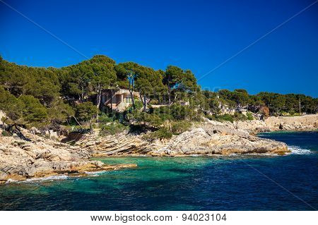 Rocky Coastline Near Cala Ratjada