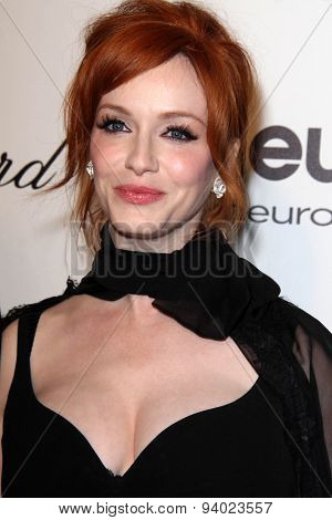 LOS ANGELES - MAR 3:  Christina Hendricks at the Elton John AIDS Foundation's Oscar Viewing Party at the West Hollywood Park on March 3, 2014 in West Hollywood, CA