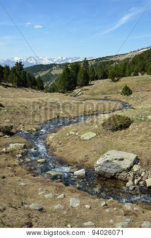 In The Upper Part Of The Vall-de-madriu-perafita-claror There Are The High-altitude Valleys With The