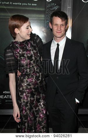 LOS ANGELES - APR 3:  Karen Gillan, Matt Smith at the 
