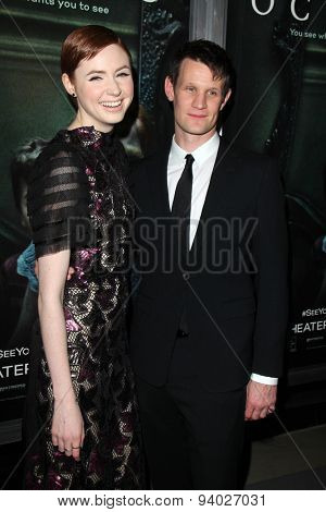 LOS ANGELES - APR 3:  Karen Gillan, Matt Smith at the 
