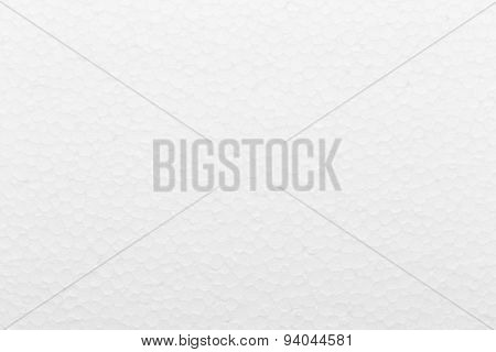 White foam board texture background