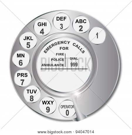 Old Style Letter Number Dial