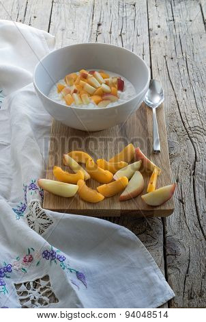 cottage cheese and fruit
