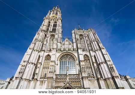 Cathedral Of Our Lady In Antwerp, Belgium