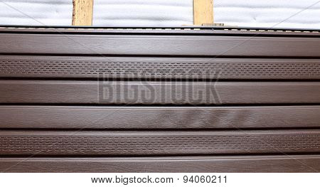 Brown Plastic Siding