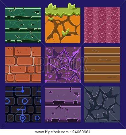 Different Materials and Textures for the Game