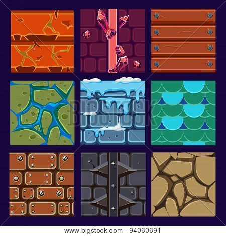 Different Materials and Textures for the Game