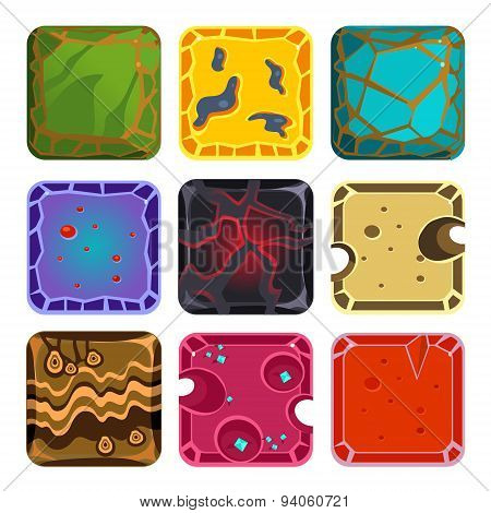 Different Materials and Textures for the Game