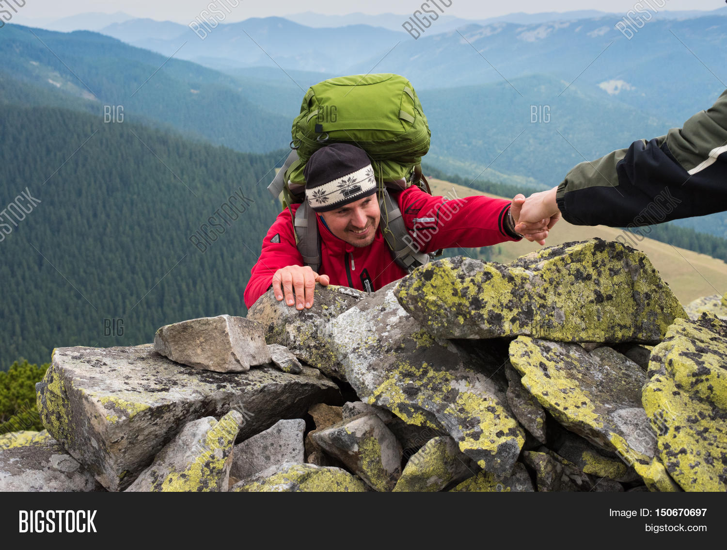 Helping Hand Hiker Image & Photo (Free Trial) Bigstock