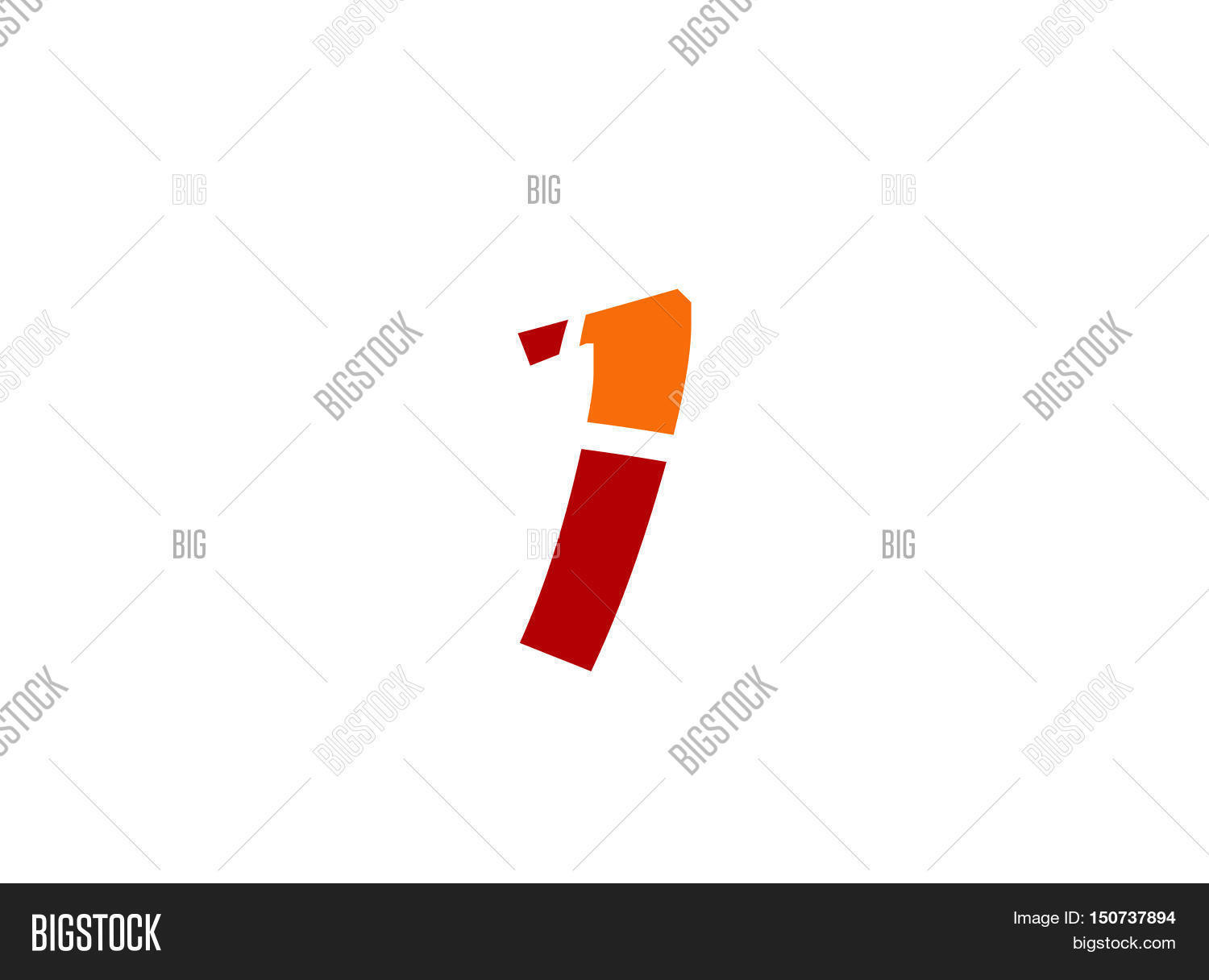 Number Logo Design. Vector & Photo (Free Trial) | Bigstock