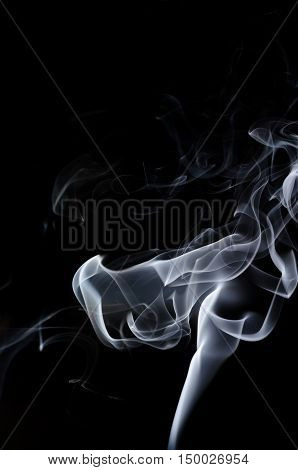 White Smoke On Black Background, White Smoke On Black Background, Smoke Background,white Ink Backgro
